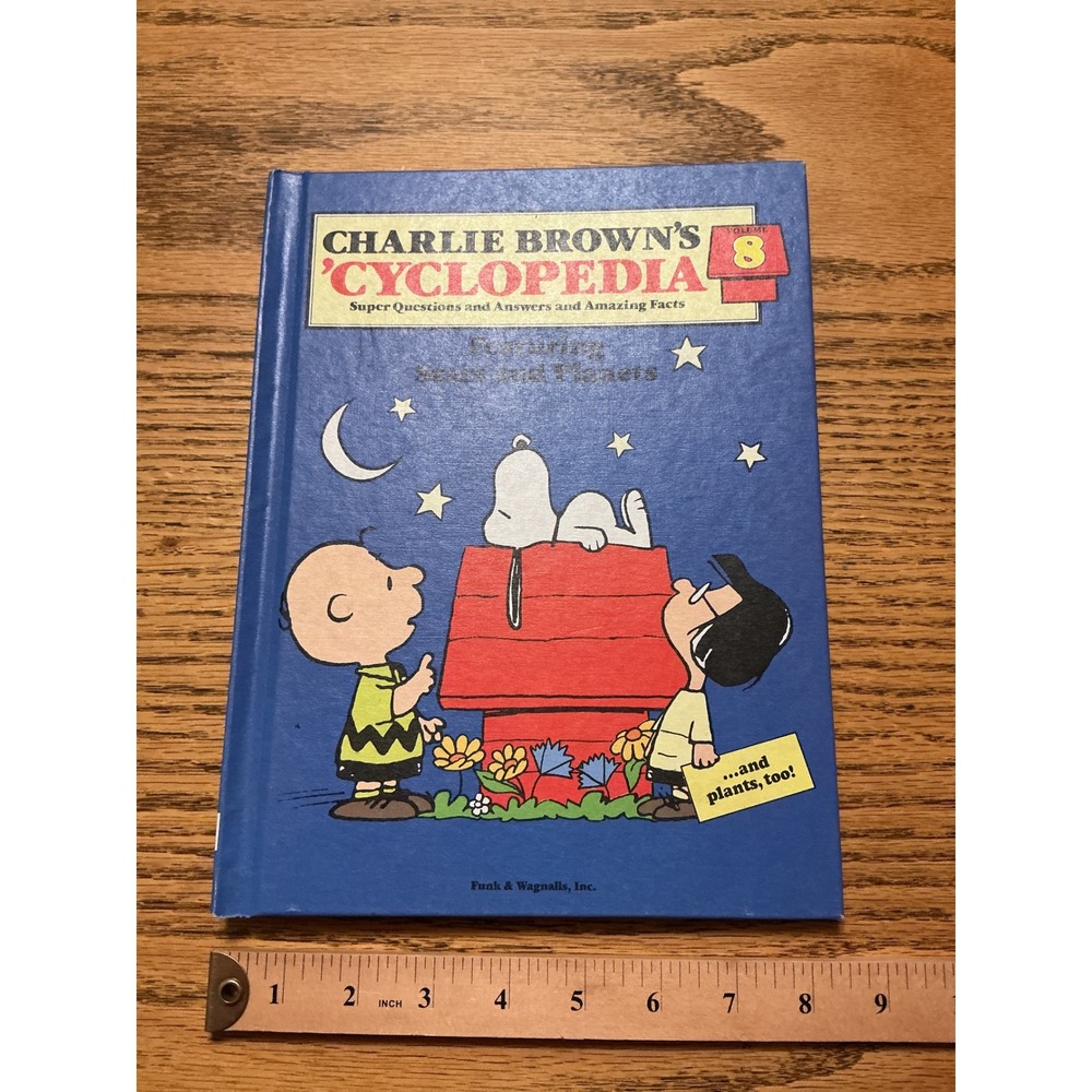 Charlie Brown's Cyclopedia Vol 8 Stars Planets Plants Funk & Wagnalls Hardcover